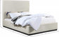 Eifla Linen Textured Fabric King Bed