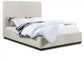 Eifla Linen Textured Fabric King Bed