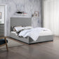 Eifla Linen Textured Fabric King Bed
