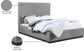 Eifla Linen Textured Fabric King Bed