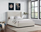 Nnylf Linen Textured Fabric Bed King