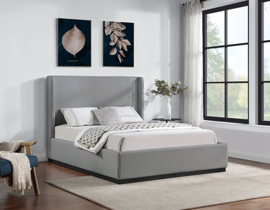 Nnylf Linen Textured Fabric Bed King
