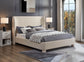 Ynnep 5021B Linen Textured Fabric King Bed