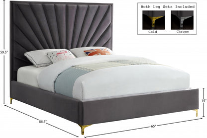 Espilce Velvet Bed Queen