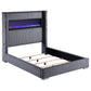 Uisdall Upholstered  Flame Visualizer Bed