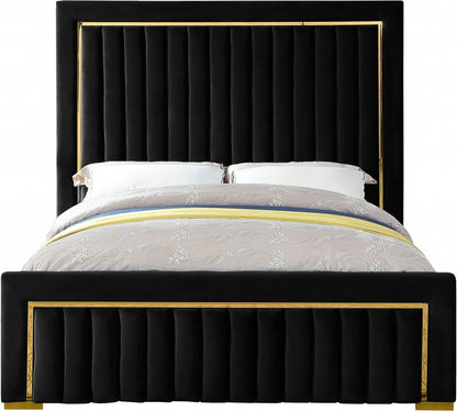 Eclod Velvet Queen Bed