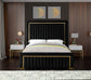 Eclod Velvet Queen Bed