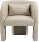 Reywas Weaved Fabric Accent Chair