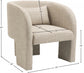 Reywas Weaved Fabric Accent Chair