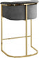 Alletanod Velvet Counter Stool