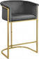 Alletanod Velvet Counter Stool