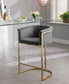 Alletanod Velvet Counter Stool