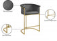 Alletanod Velvet Counter Stool