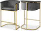 Alletanod Velvet Counter Stool