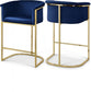 Alletanod Velvet Counter Stool