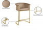Alletanod Velvet Counter Stool