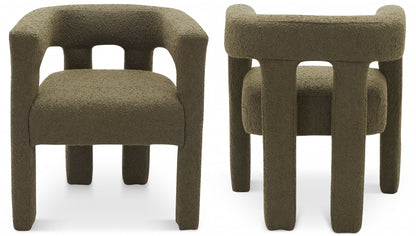 Anehta Boucle Fabric Accent | Dining Chair