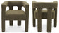 Anehta Boucle Fabric Accent | Dining Chair
