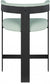 Oemor Vegan Leather Bar / Counter Stools