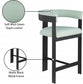 Oemor Vegan Leather Bar / Counter Stools
