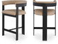 Oemor Vegan Leather Bar / Counter Stools
