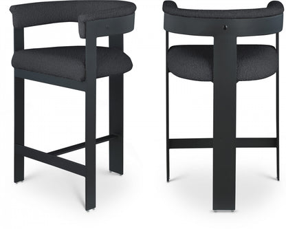 Oemor Boucle Fabric Bar / Counter Stools