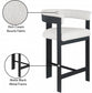 Oemor Boucle Fabric Bar / Counter Stools