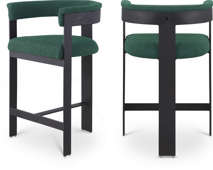 Oemor Boucle Fabric Bar / Counter Stools