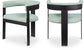 Oemor Vegan Leather Dining Chair