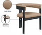 Oemor Vegan Leather Dining Chair