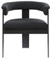 Oemor Boucle Fabric Dining Chair