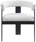 Oemor Boucle Fabric Dining Chair