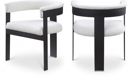 Oemor Boucle Fabric Dining Chair