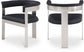 Oemor Vegan Leather Dining Chair