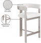 Oemor Boucle Fabric Bar / Counter Stools