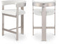 Oemor Boucle Fabric Bar / Counter Stools