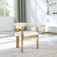 Oemor Vegan Leather Dining Chair