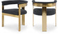 Oemor Boucle Fabric Dining Chair