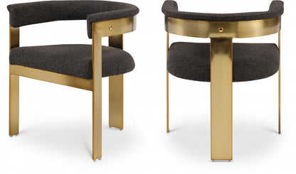 Oemor Boucle Fabric Dining Chair
