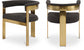 Oemor Boucle Fabric Dining Chair