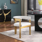 Oemor Boucle Fabric Dining Chair