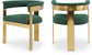 Oemor Boucle Fabric Dining Chair