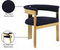 Oemor Boucle Fabric Dining Chair