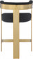 Oemor Boucle Fabric Bar / Counter Stools