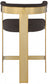 Oemor Boucle Fabric Bar / Counter Stools