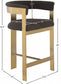Oemor Boucle Fabric Bar / Counter Stools