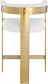 Oemor Boucle Fabric Bar / Counter Stools