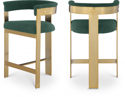 Oemor Boucle Fabric Bar / Counter Stools