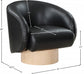 Nosbig Vegan Leather Swivel Accent Chair