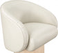 Nosbig Vegan Leather Swivel Accent Chair